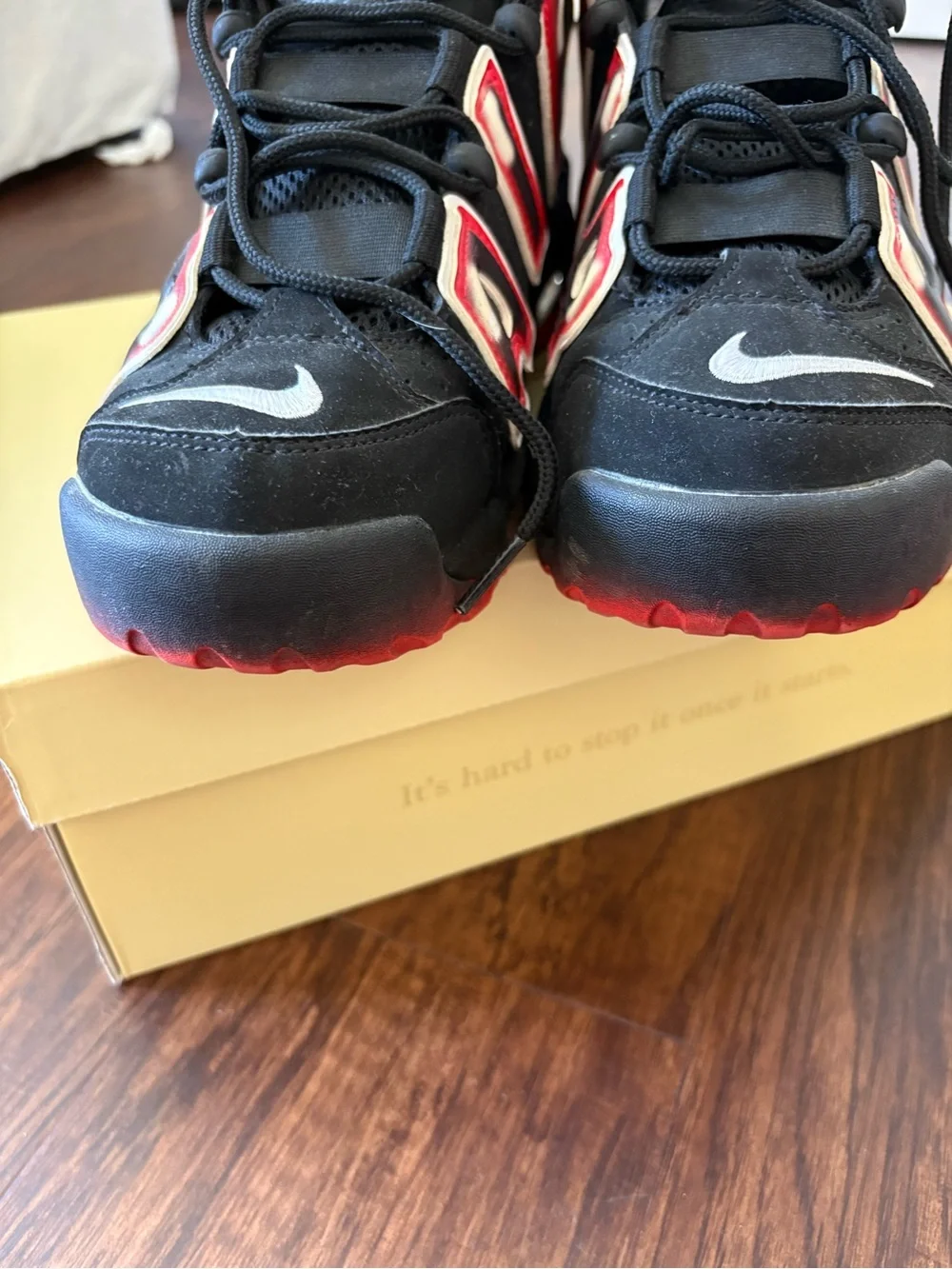 Nike Air More Uptempo 96’ Laser Crimson Sneakers